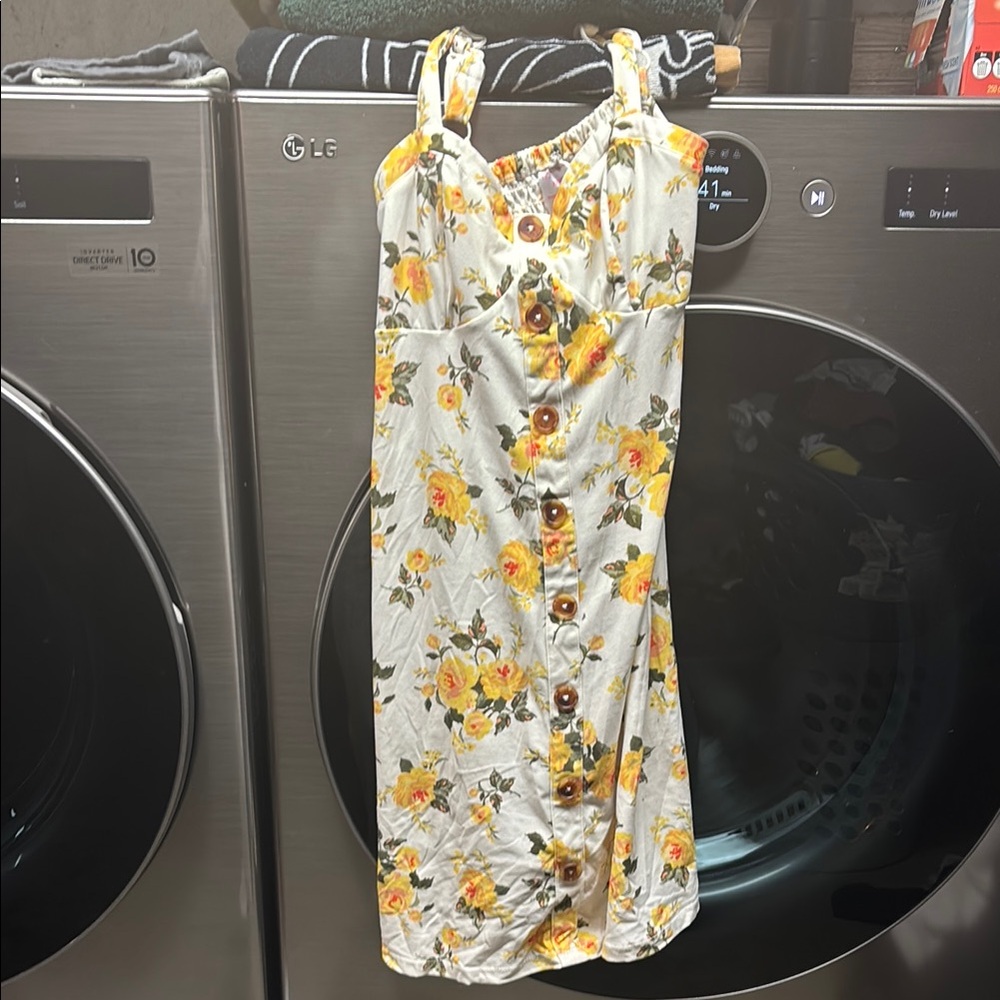 Floral Button-Down Dress